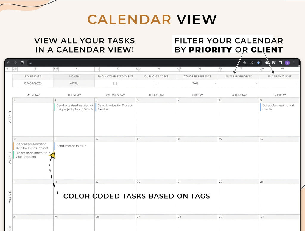 Client Tracker, Small Business Template, Google Sheets, CRM Dashboard, Business Planner Business Spreadsheet, Business Tracker, Lead Tracker