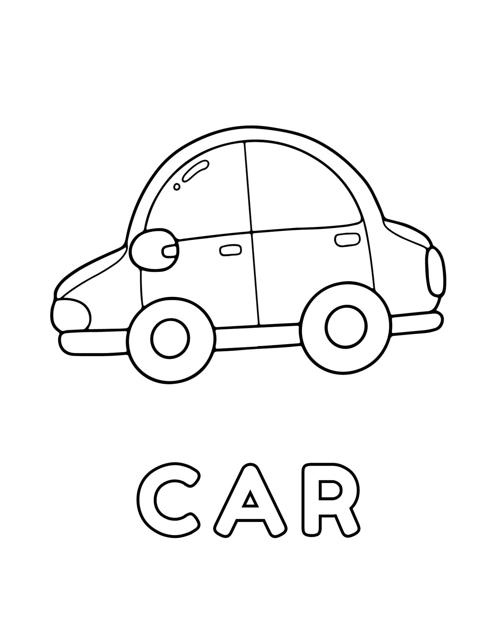 200 Easy Coloring Page for Kid, Jumbo Printable Toddlers Kawaii Coloring Sheet Bundle, Preschool Homeschool Party Activity Big Coloring Book