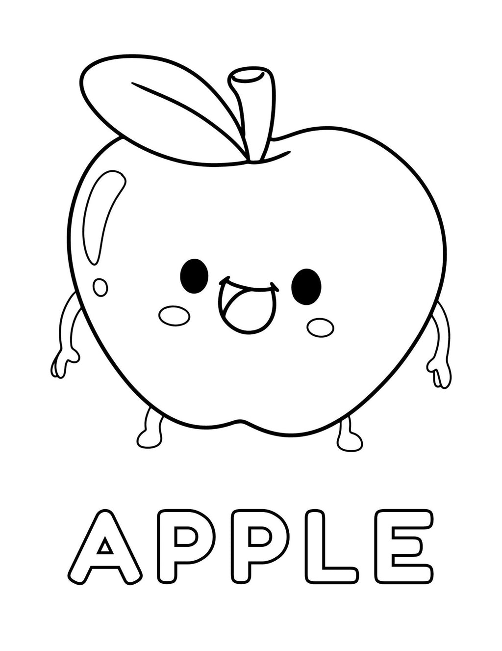 200 Easy Coloring Page for Kid, Jumbo Printable Toddlers Kawaii Coloring Sheet Bundle, Preschool Homeschool Party Activity Big Coloring Book